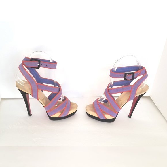 Christian Louboutin | Staratata Suede Sandals - Picture 3 of 8